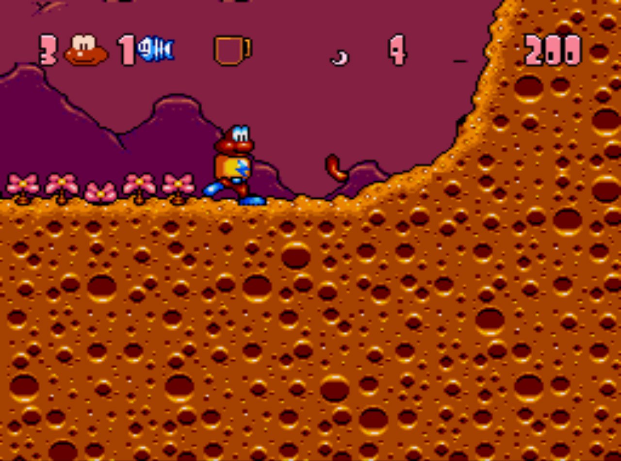 Pantallazo de James Pond 3: Operation Starfish para Super Nintendo