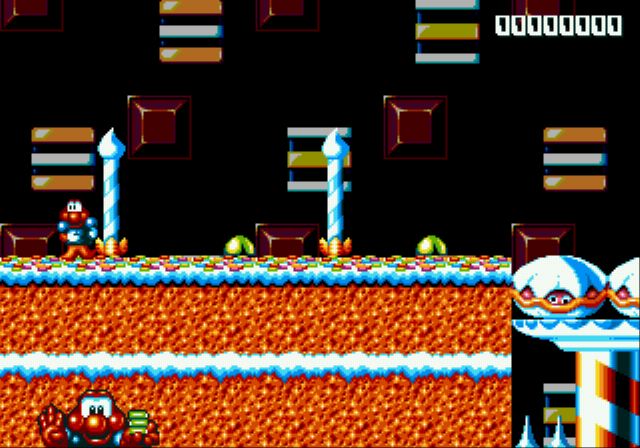 Pantallazo de James Pond II -- Codename: RoboCod para Sega Megadrive