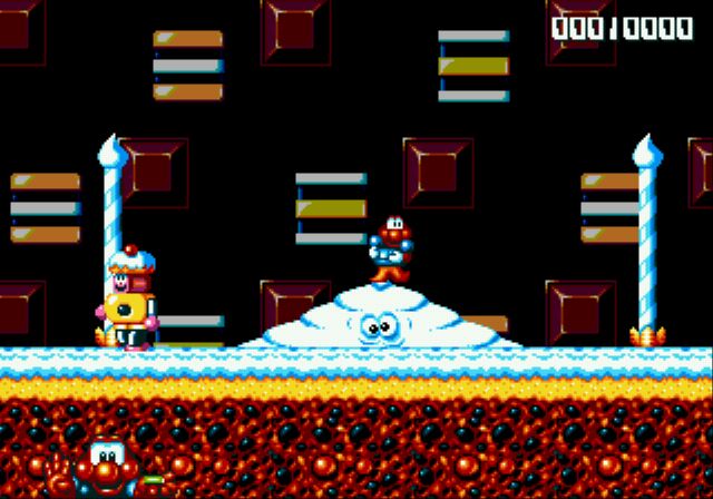 Pantallazo de James Pond II -- Codename: RoboCod para Sega Megadrive