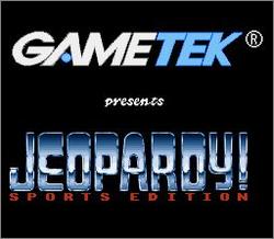 Pantallazo de Jeopardy! Sports Edition para Super Nintendo