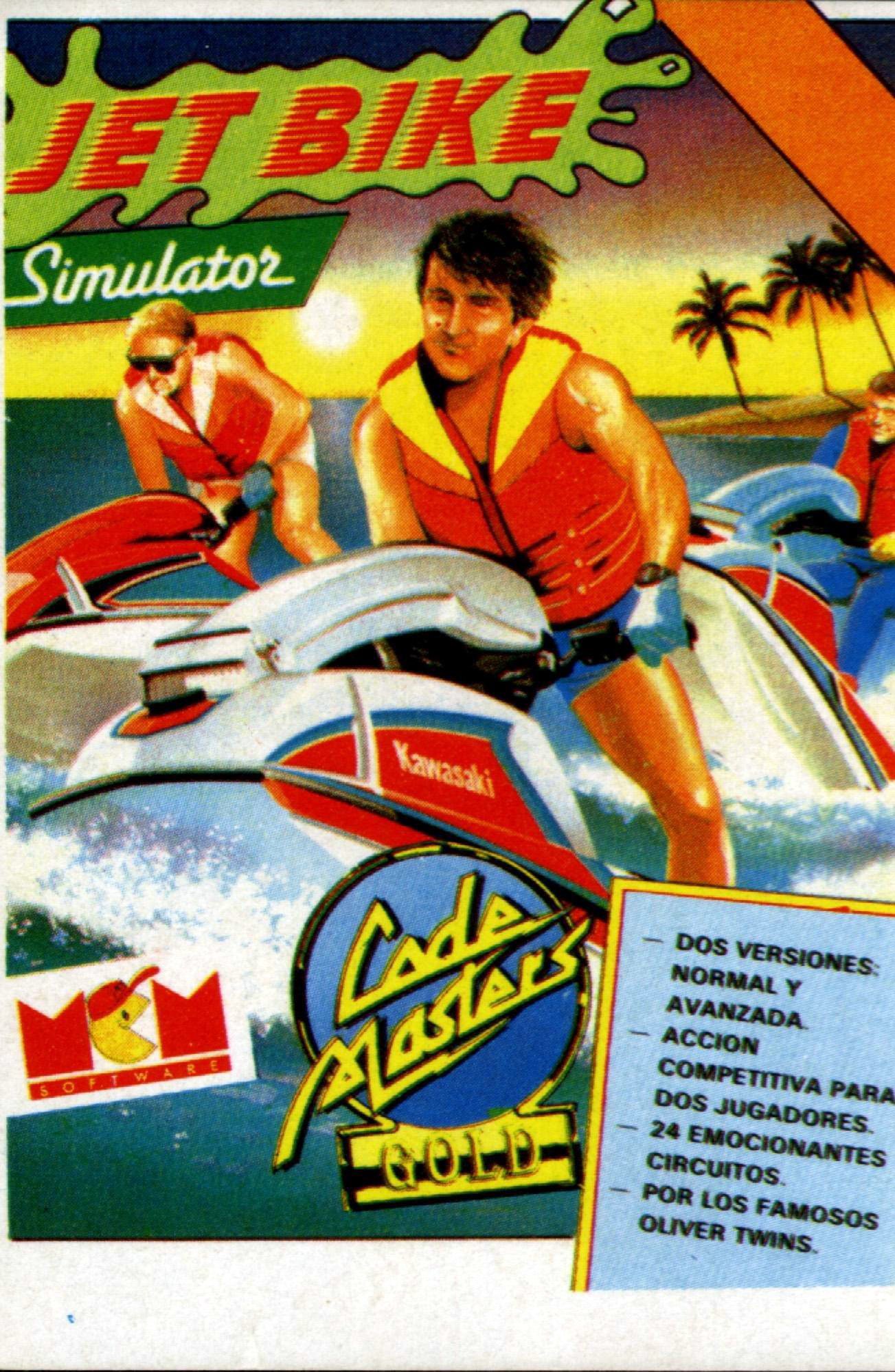 Caratula de Jet Bike Simulator para Amstrad CPC