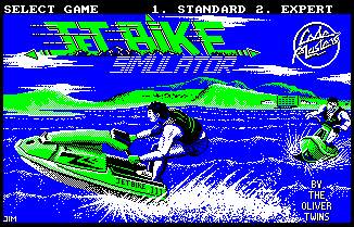 Pantallazo de Jet Bike Simulator para Amstrad CPC