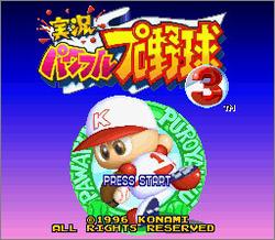 Pantallazo de Jikkyou Powerful Pro Yakyuu 3 (Japonés) para Super Nintendo
