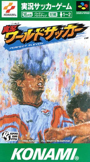 Caratula de Jikkyou World Soccer Perfect Eleven aka Goal Storm (Japonés) para Super Nintendo