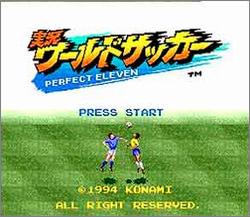 Pantallazo de Jikkyou World Soccer Perfect Eleven aka Goal Storm (Japonés) para Super Nintendo