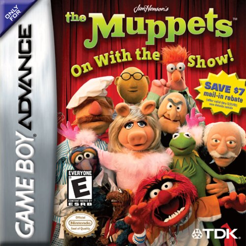 Caratula de Jim Henson's The Muppets: On With the Show! para Game Boy Advance