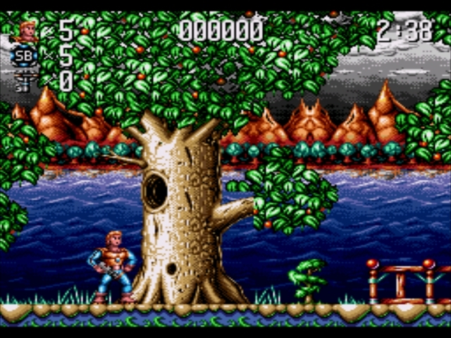 Pantallazo de Jim Power: The Lost Dimension in 3D para Sega Megadrive