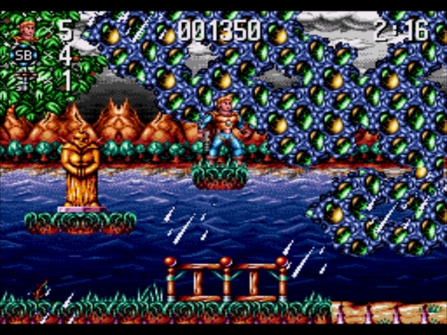 Pantallazo de Jim Power: The Lost Dimension in 3D para Sega Megadrive