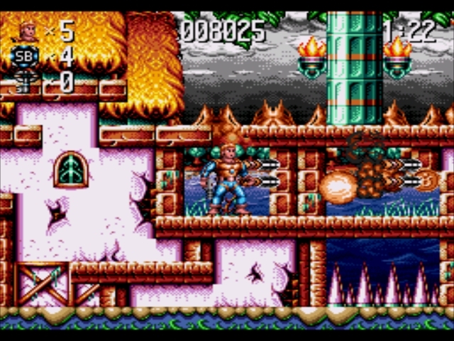 Pantallazo de Jim Power: The Lost Dimension in 3D para Sega Megadrive