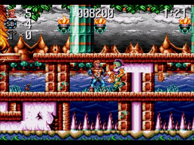 Pantallazo de Jim Power: The Lost Dimension in 3D para Sega Megadrive