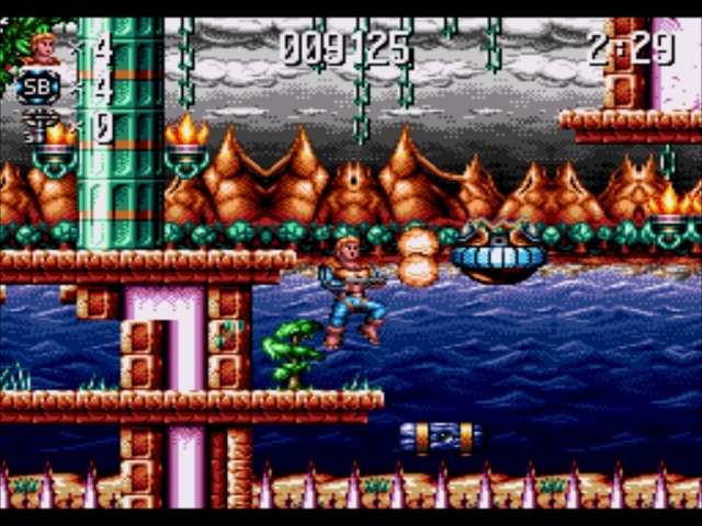 Pantallazo de Jim Power: The Lost Dimension in 3D para Sega Megadrive