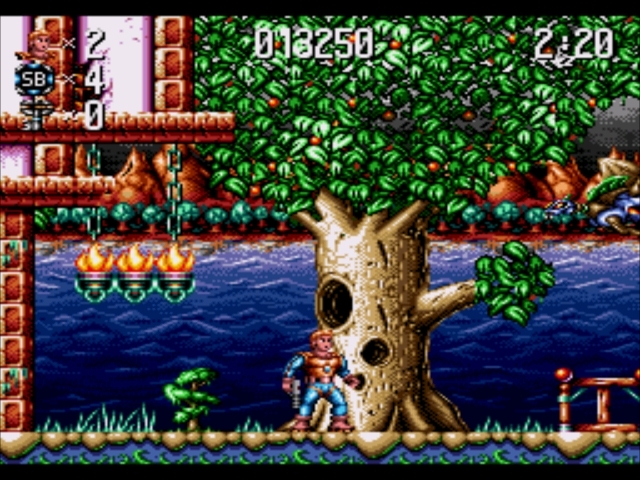 Pantallazo de Jim Power: The Lost Dimension in 3D para Sega Megadrive