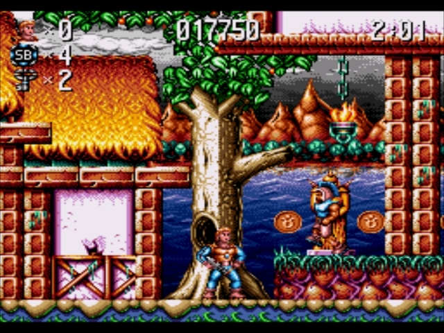 Pantallazo de Jim Power: The Lost Dimension in 3D para Sega Megadrive