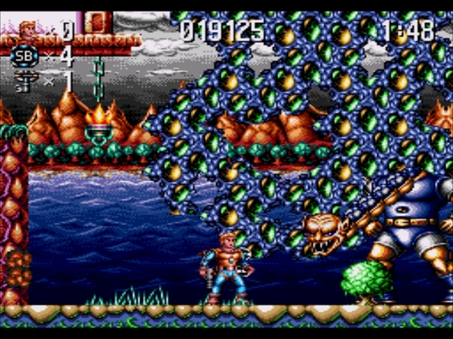 Pantallazo de Jim Power: The Lost Dimension in 3D para Sega Megadrive