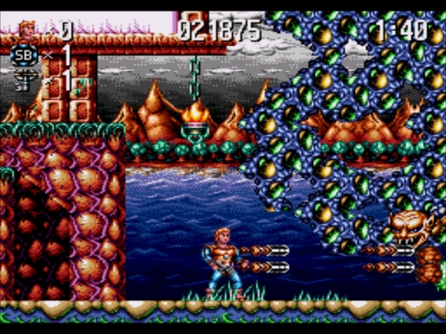 Pantallazo de Jim Power: The Lost Dimension in 3D para Sega Megadrive