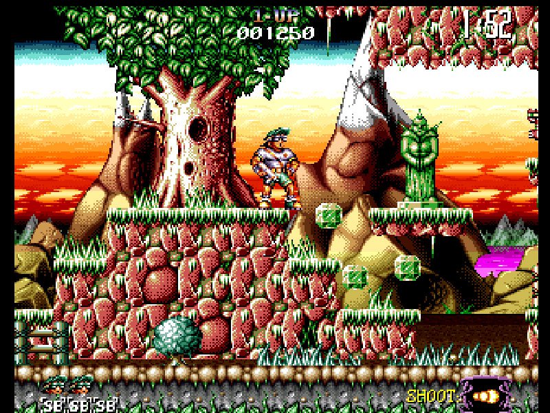Pantallazo de Jim Power in Mutant Planet para Amiga