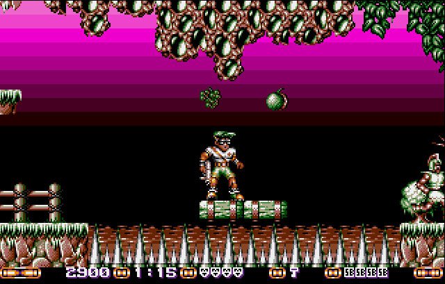 Pantallazo de Jim Power in Mutant Planet para Atari ST