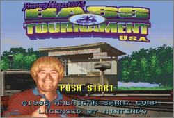 Pantallazo de Jimmy Houston's Bass Tournament U.S.A. para Super Nintendo