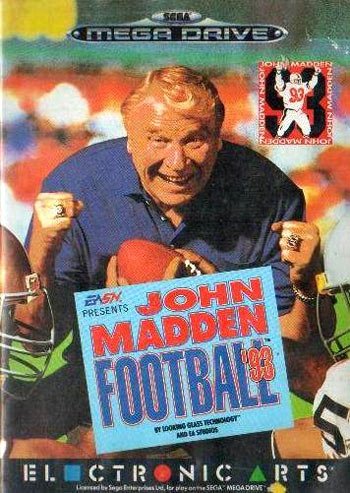 Caratula de John Madden Football '93 para Sega Megadrive