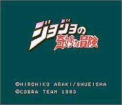 Pantallazo de Jojo no Kimyou na Bouken (Japonés) para Super Nintendo