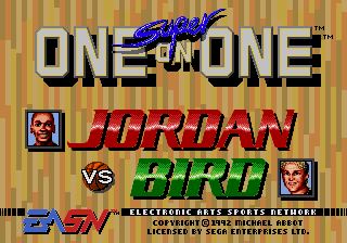 Pantallazo de Jordan vs. Bird para Sega Megadrive
