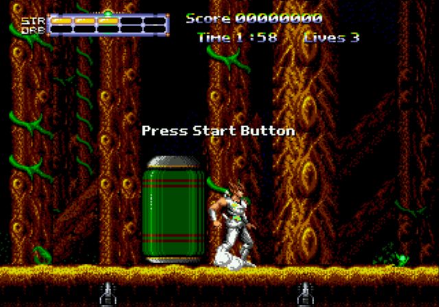 Pantallazo de Journey from Darkness: Strider Returns para Sega Megadrive