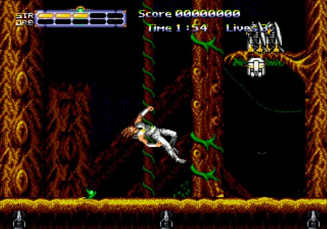 Pantallazo de Journey from Darkness: Strider Returns para Sega Megadrive