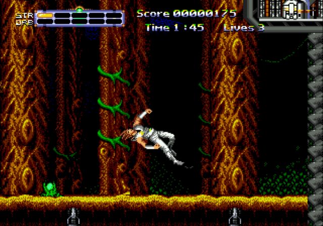 Pantallazo de Journey from Darkness: Strider Returns para Sega Megadrive
