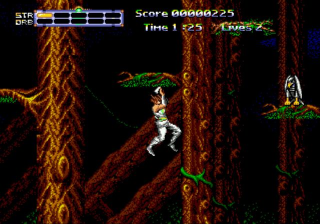 Pantallazo de Journey from Darkness: Strider Returns para Sega Megadrive
