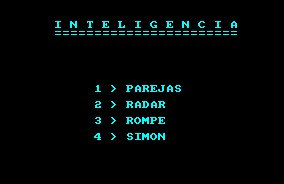 Pantallazo de Juegos de Inteligencia 2 para Amstrad CPC