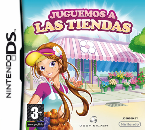 Caratula de Juguemos a las Tiendas para Nintendo DS