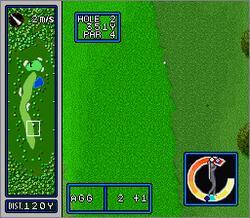 Pantallazo de Jumbo Ozaki no Hole in One (Japonés) para Super Nintendo