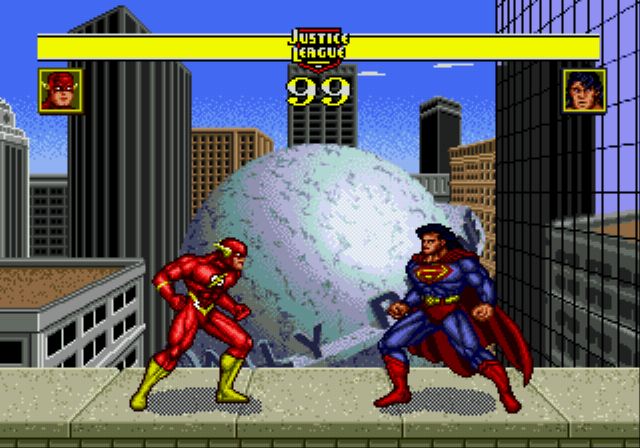Pantallazo de Justice League Task Force para Sega Megadrive
