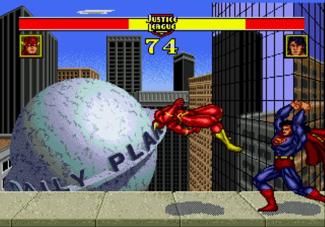 Pantallazo de Justice League Task Force para Sega Megadrive