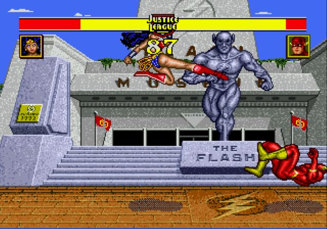 Pantallazo de Justice League Task Force para Sega Megadrive