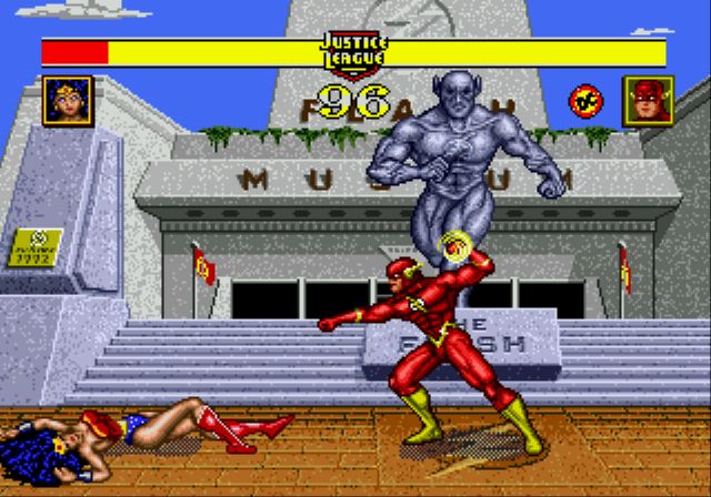 Pantallazo de Justice League Task Force para Sega Megadrive