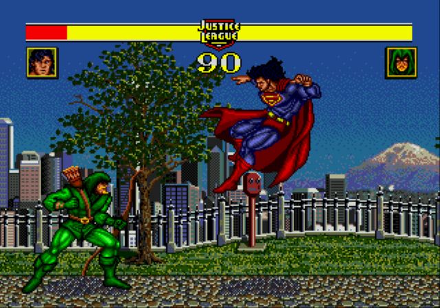 Pantallazo de Justice League Task Force para Sega Megadrive