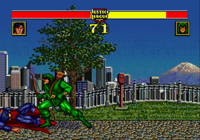 Pantallazo de Justice League Task Force para Sega Megadrive