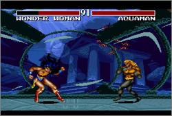 Pantallazo de Justice League Task Force para Super Nintendo