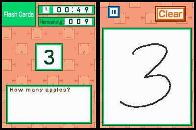 Pantallazo de Kageyama's Maths Training: The Hundred Cell Calculation Method para Nintendo DS