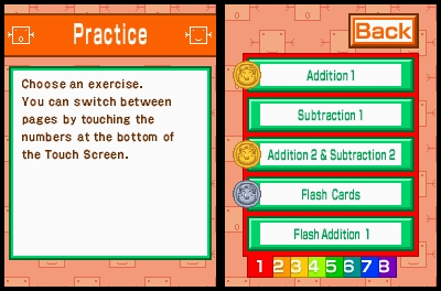 Pantallazo de Kageyama's Maths Training: The Hundred Cell Calculation Method para Nintendo DS