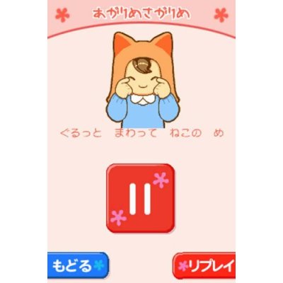 Pantallazo de Kaiichi Otto Sensei Tokyo Daigaku Kanshuu: Sukusuku Kosodate DS: Akachan to Asobou! para Nintendo DS