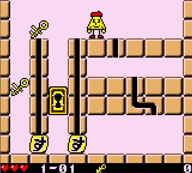 Pantallazo de Karamuchou wa Oosawagi! Porinkiis to Okashina Nakamatachi para Game Boy Color