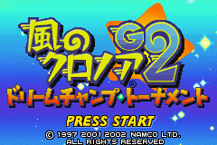 Pantallazo de Kaze no Klonoa 2 G2: Dream Champ Tournament (Japonés) para Game Boy Advance