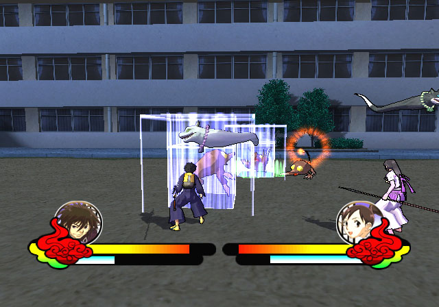 Pantallazo de Kekkaishi Kokubôrô no Kage (Japonés) para Wii