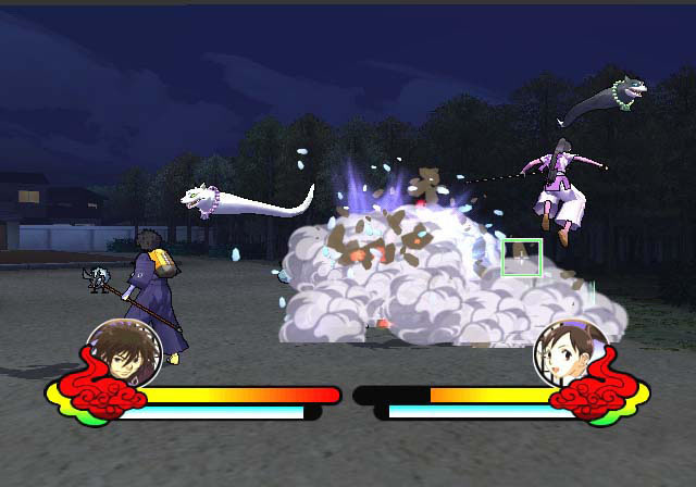 Pantallazo de Kekkaishi Kokubôrô no Kage (Japonés) para Wii