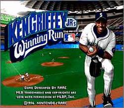 Pantallazo de Ken Griffey Jr.'s Winning Run para Super Nintendo