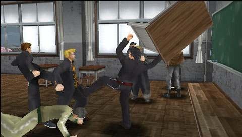 Pantallazo de Kenka Bancho 4: One Year War para PSP