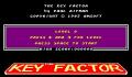 Pantallazo nº 7328 de Key Factor, The (336 x 210)