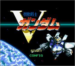 Pantallazo de Kido Senshi V Gundam para Super Nintendo